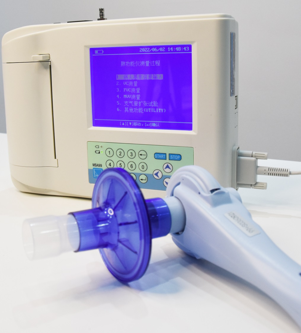 Pulmonary Lung Function Tests Analyzer Digital Portable Spirometer