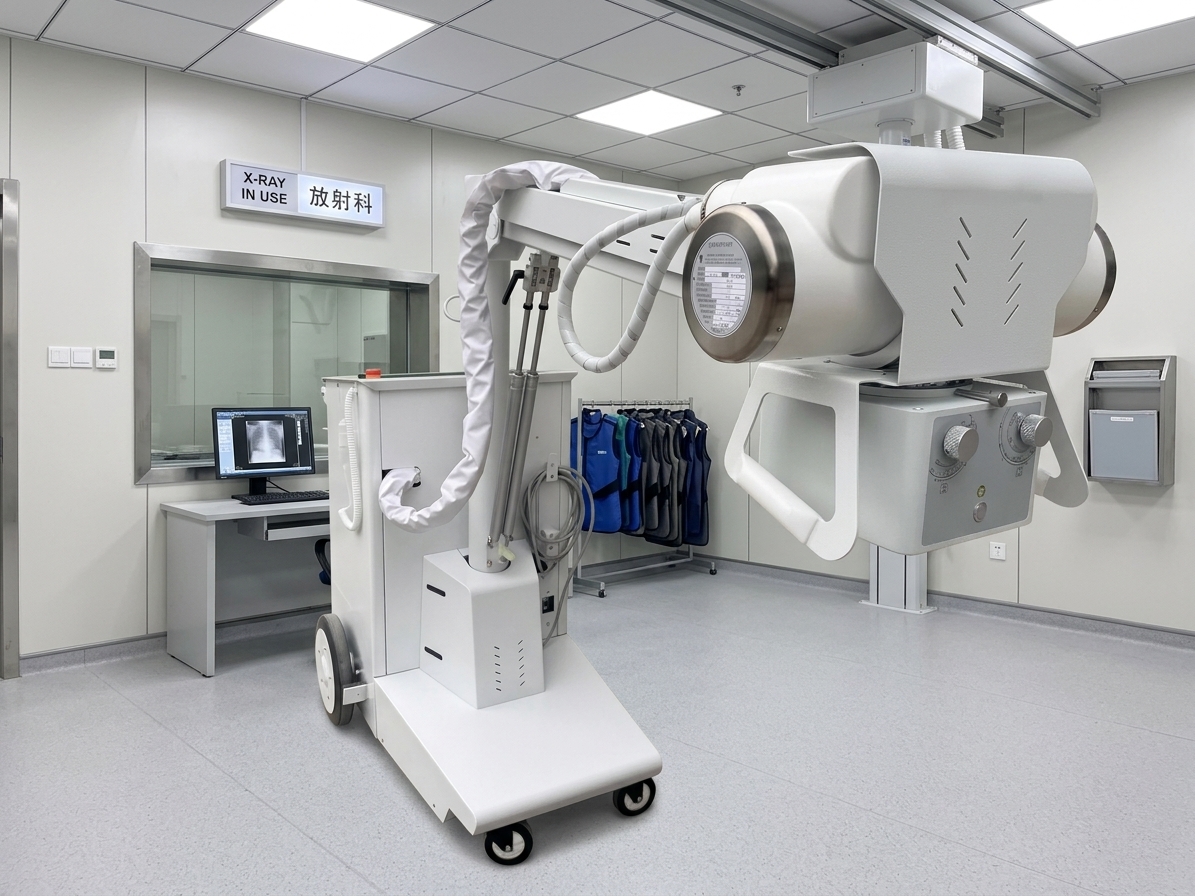 High Frequency Mobile X-ray Equipment 32kW Digital Radiography Machine for Hospital