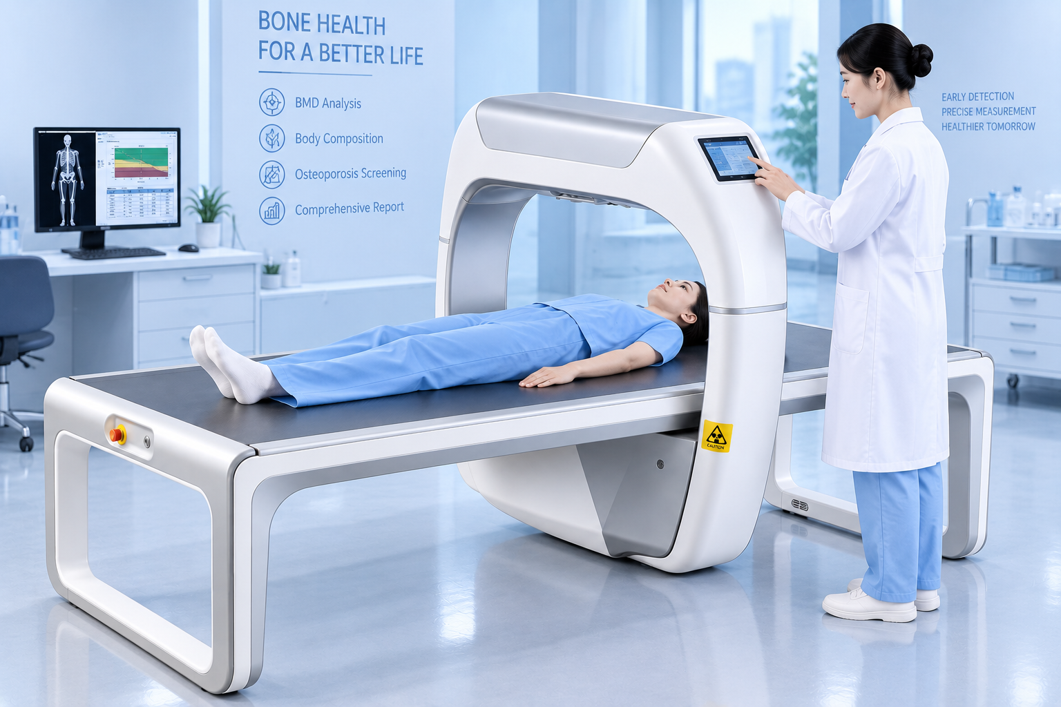 Dual-Energy X-ray DXA Bone Densitometer