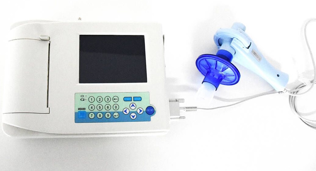 Pulmonary Lung Function Tests Analyzer Digital Portable Spirometer