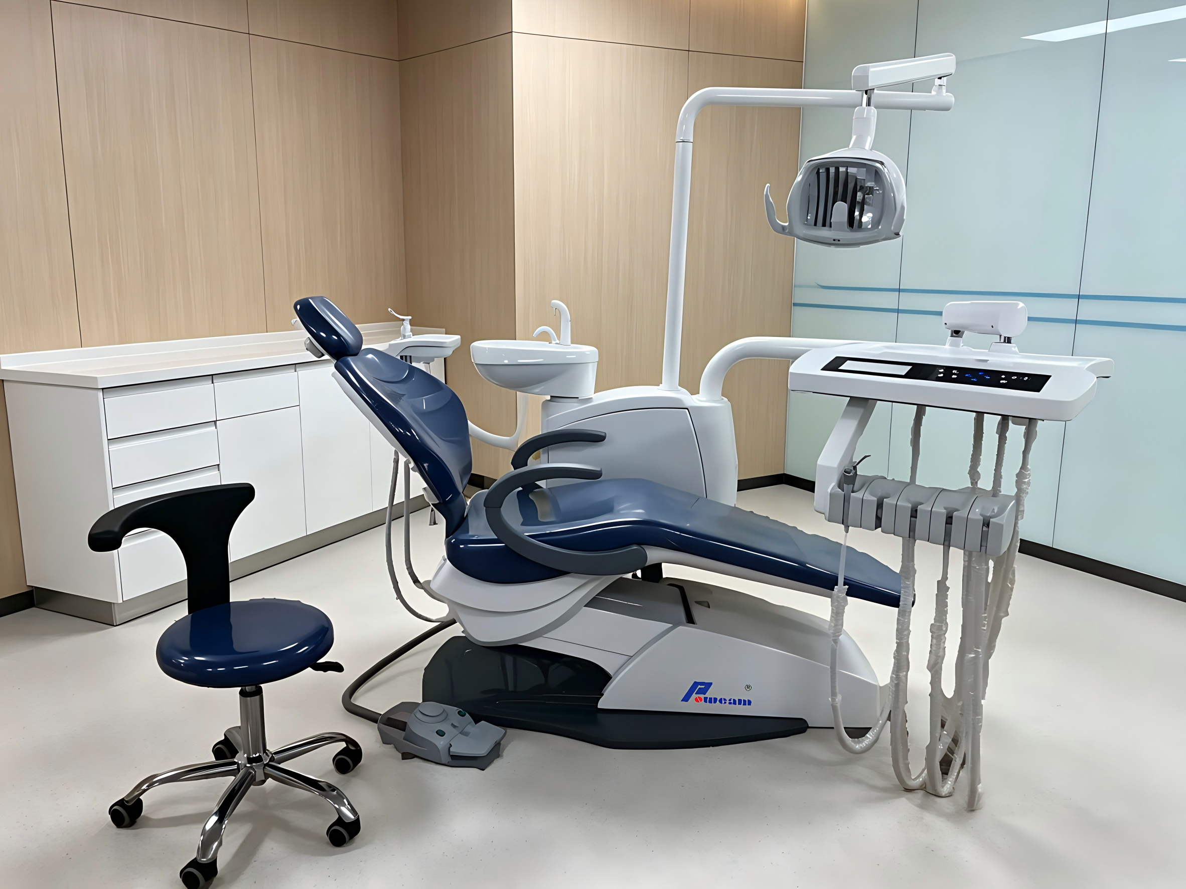 Dental Chair Price with Dental Assistant Chair for Dental Office 