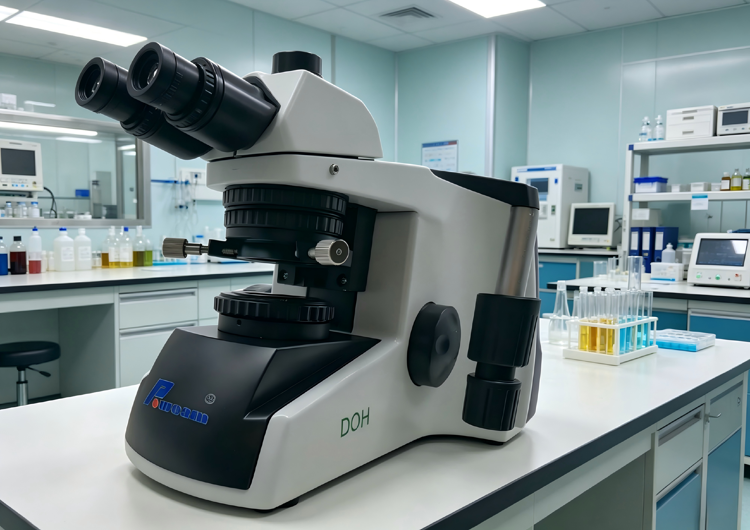 Trinocular Compound Microscope for Lab Research