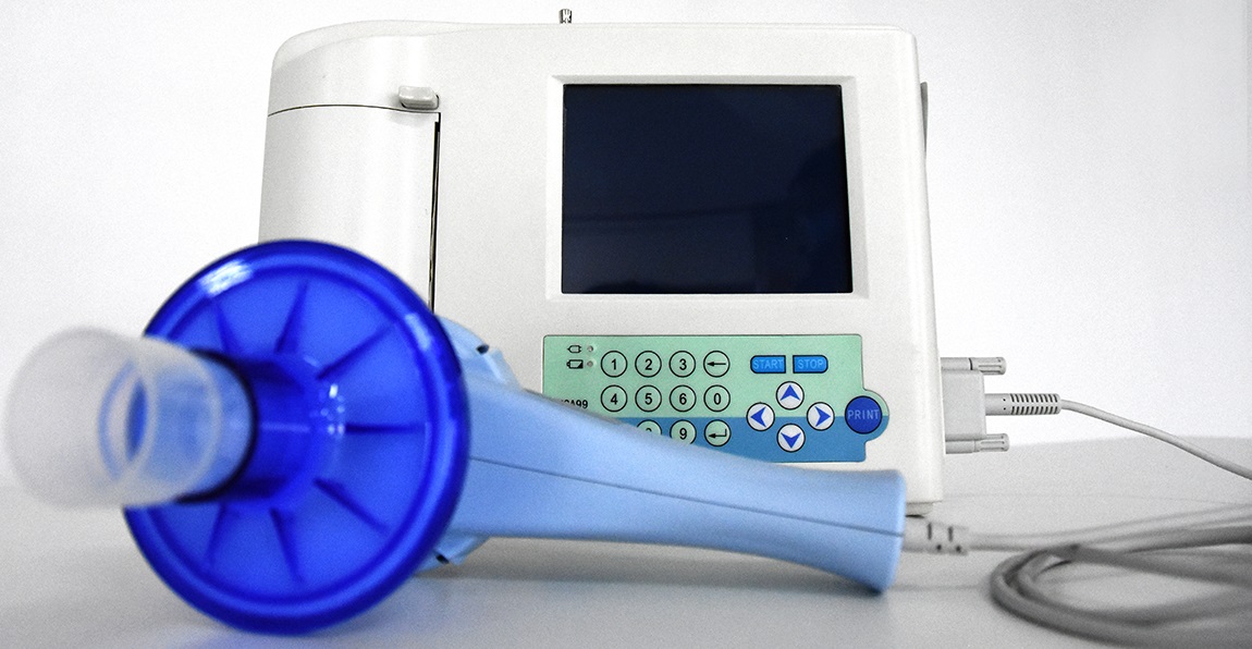 Pulmonary Lung Function Tests Analyzer Digital Portable Spirometer