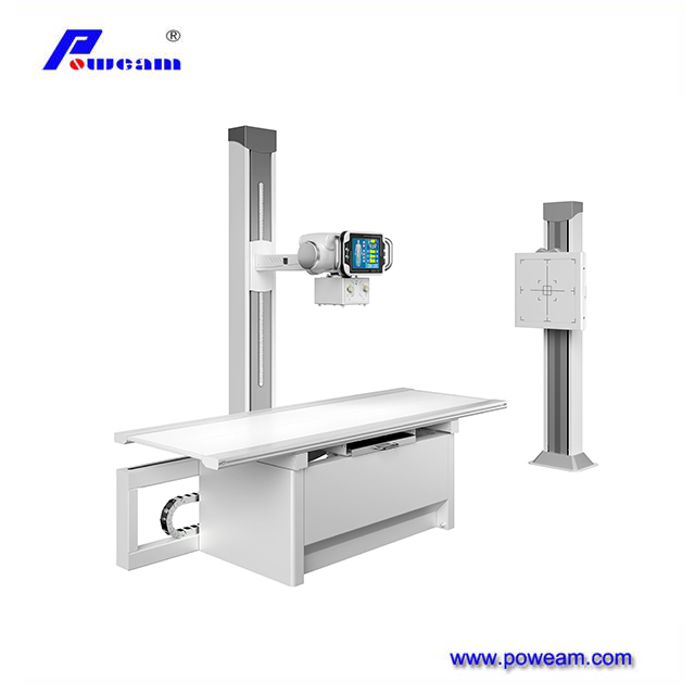 Freestanding Floor Mounted DR System Digital Radiography Equipment with Flat Panel Detector And Bucky Stand