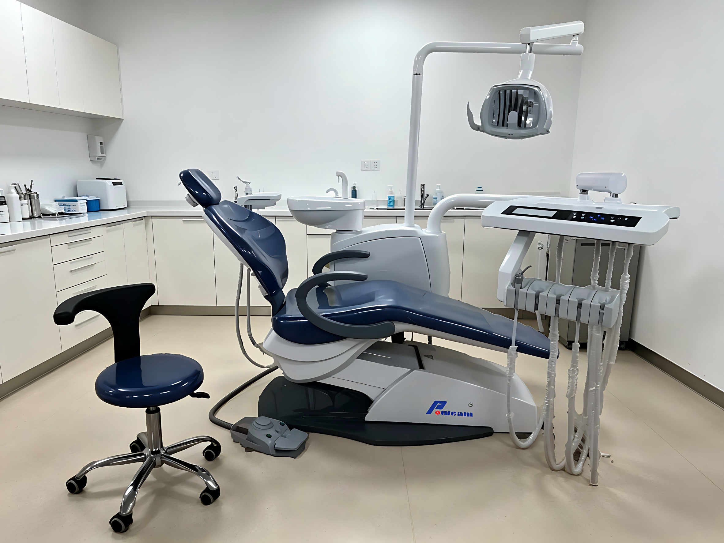 Dental Chair Price with Dental Assistant Chair for Dental Office 