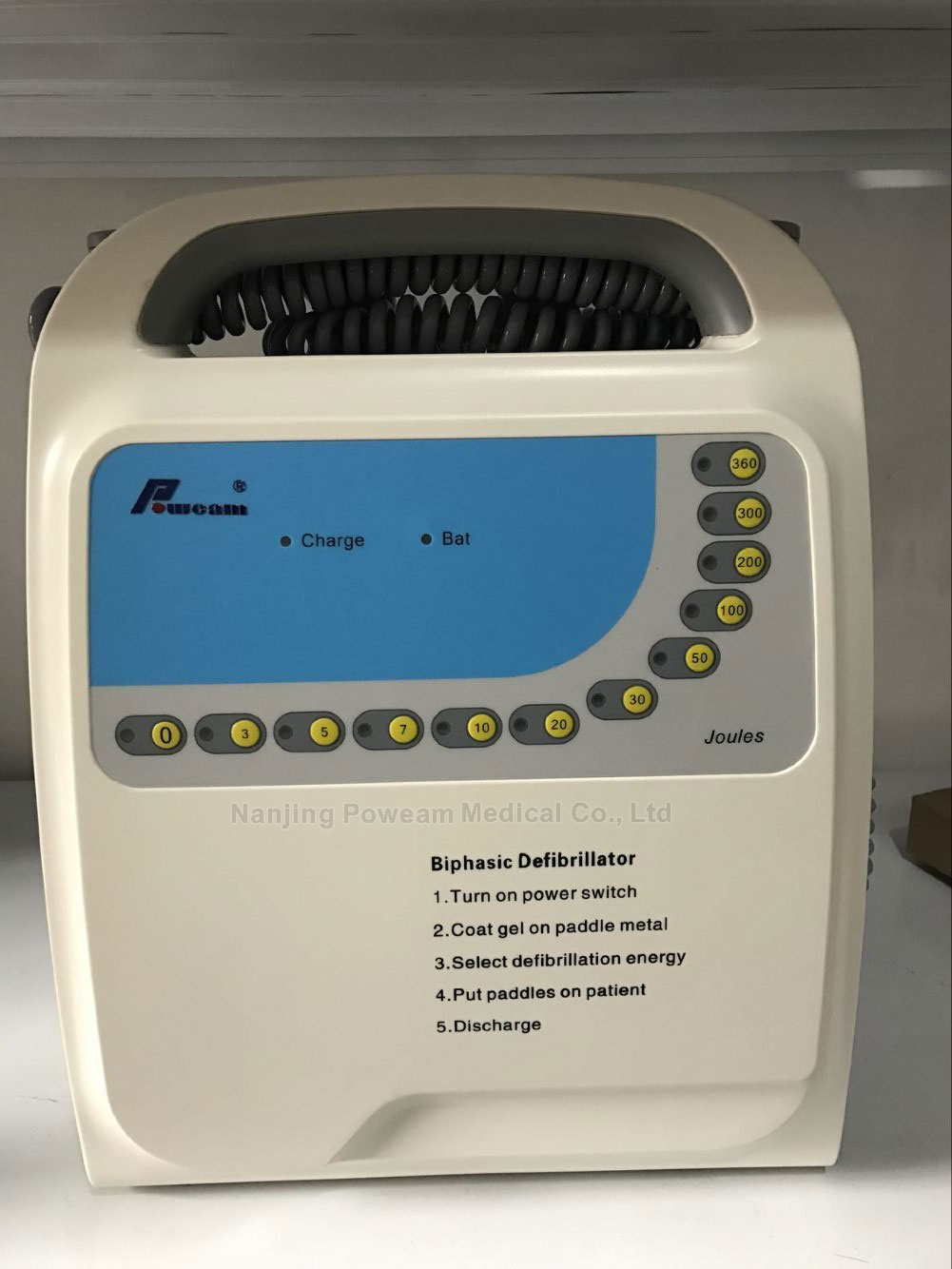 biphasic cardiac automated extenernal Defibrillator