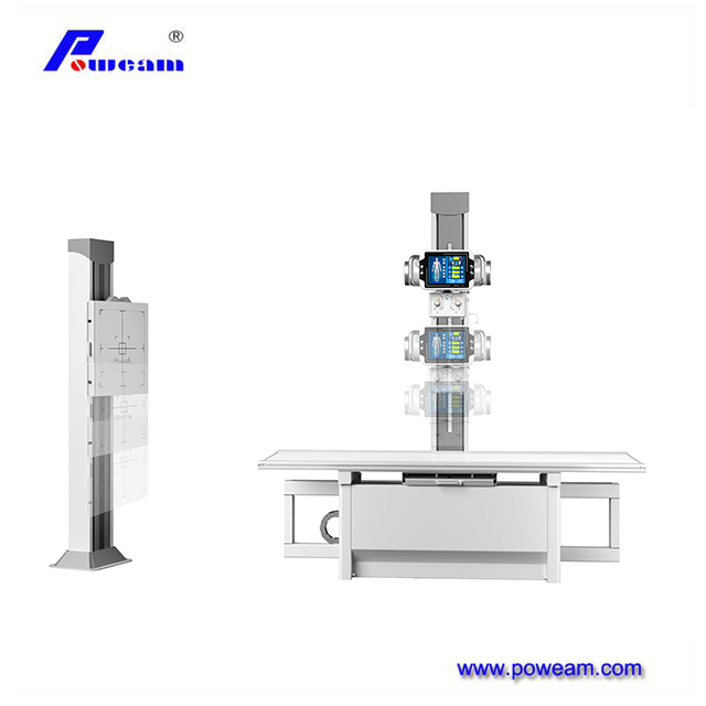 Freestanding Floor Mounted DR System Digital Radiography Equipment with Flat Panel Detector And Bucky Stand