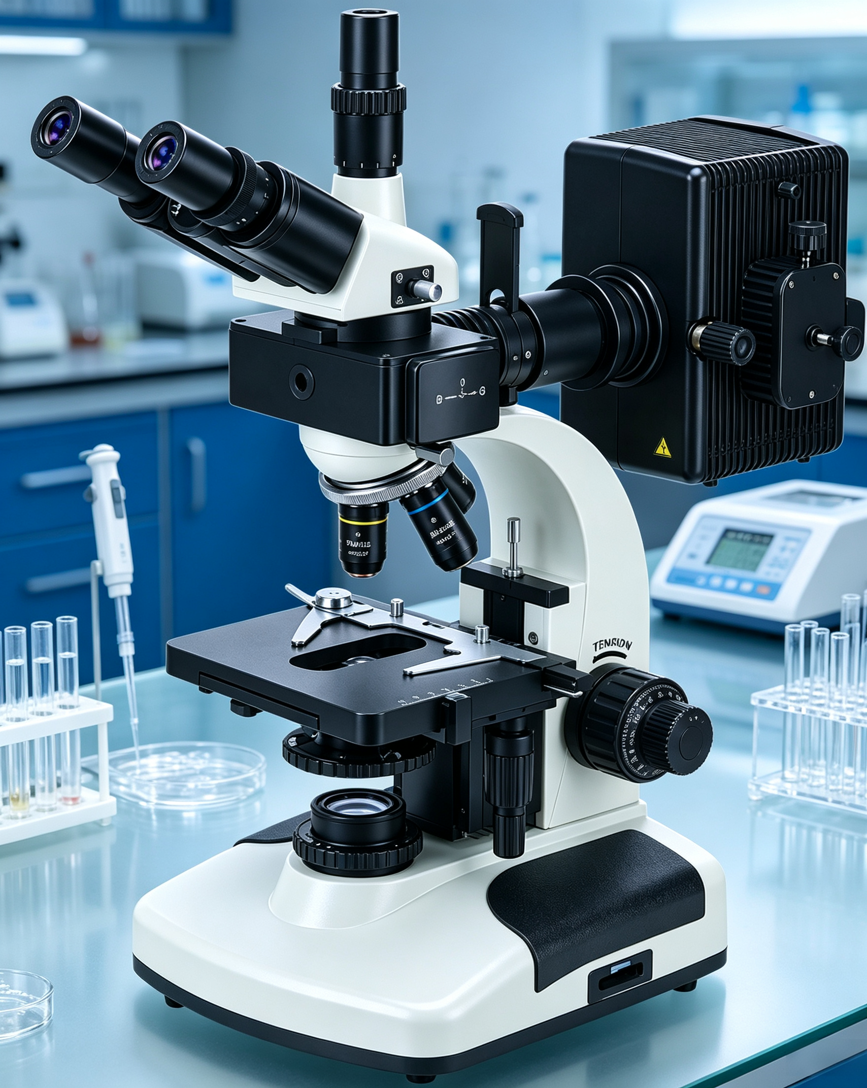 Professional Fluorescent Biological Binocular Microscope