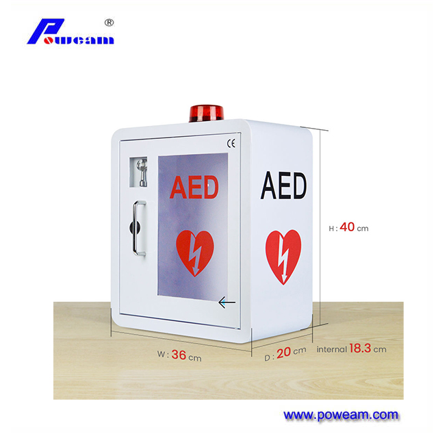 AED Defibrillator Wall Mount Storage Cabinet