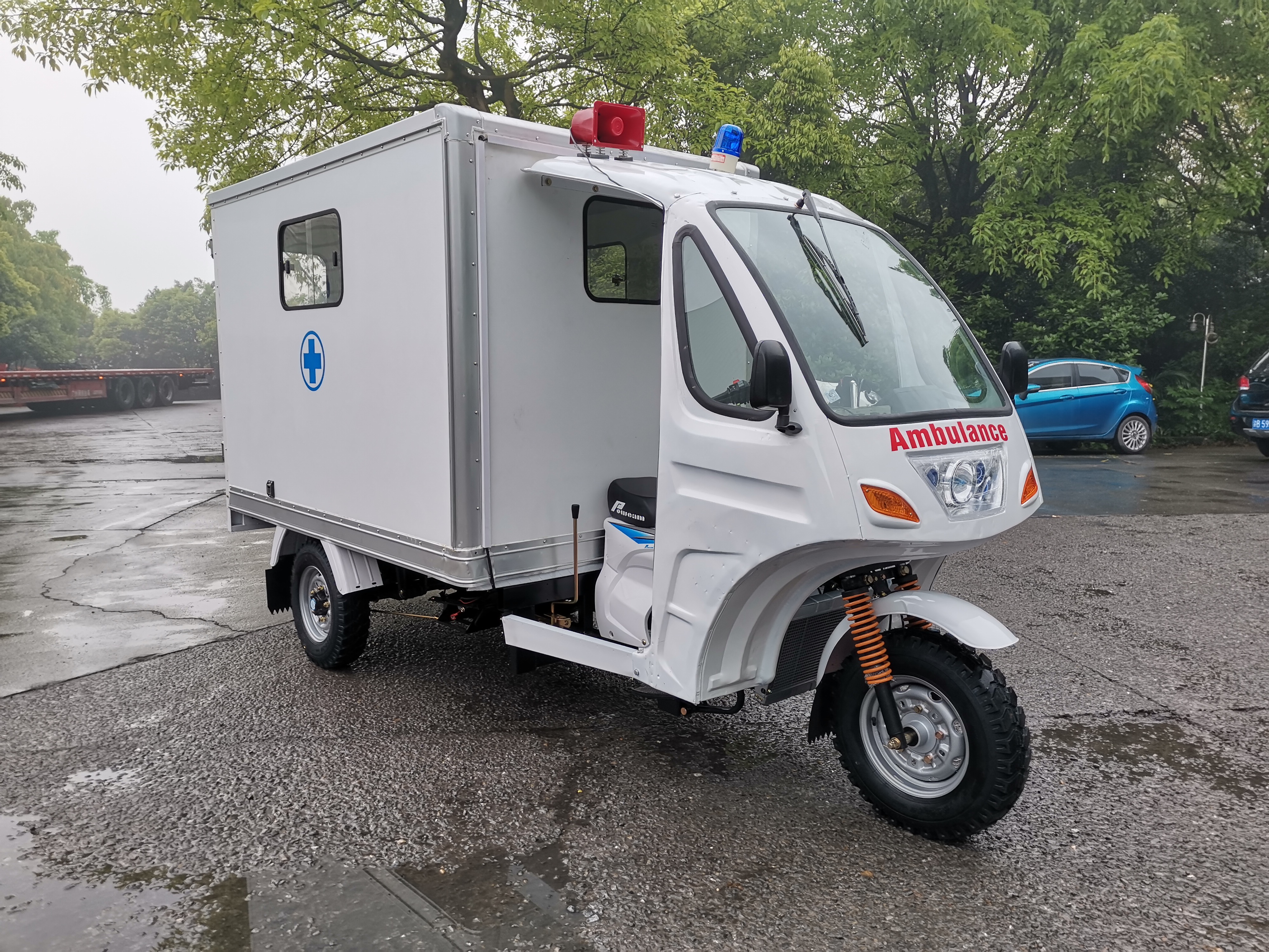 3 Wheel Tricycle Motorcycle Ambulance