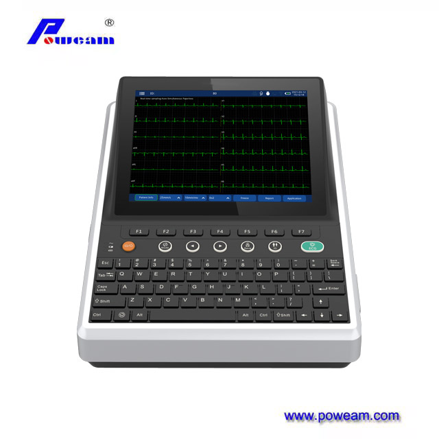 Electrocardiograph ECG Machine with 12 Channels