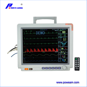 Medical Transport Portable Bedside Multi-parameter Cardiac Patient Monitor Factory