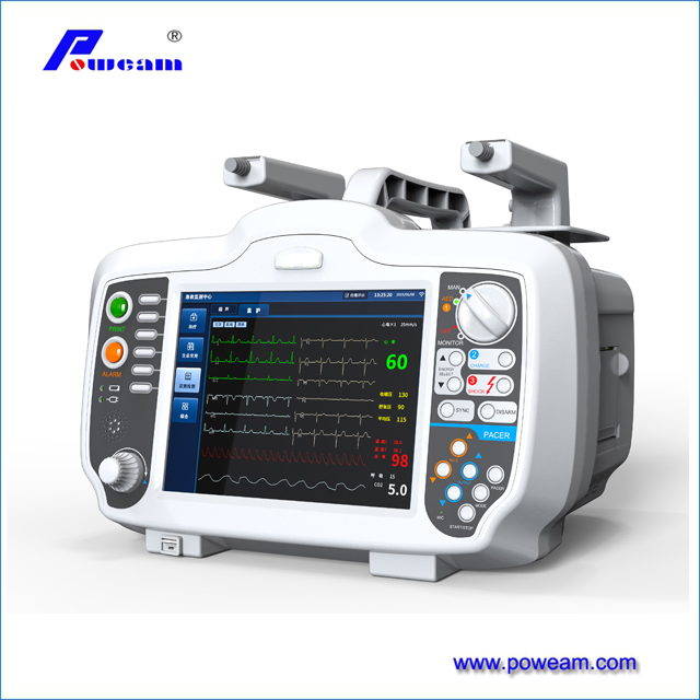  Medical Hospital Equipments Biphasic Defibrillator Monitor