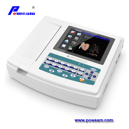 12-lead ECG signal simultaneously and print ECG waveform with thermal printing