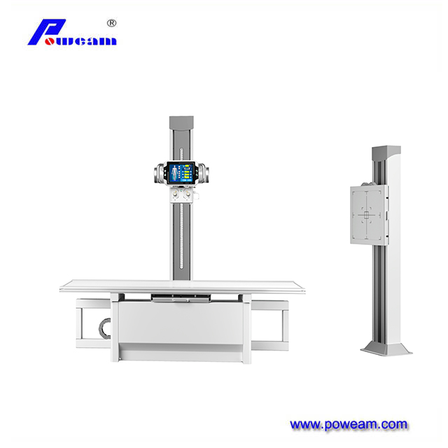 Freestanding Floor Mounted DR System Digital Radiography Equipment with Flat Panel Detector And Bucky Stand