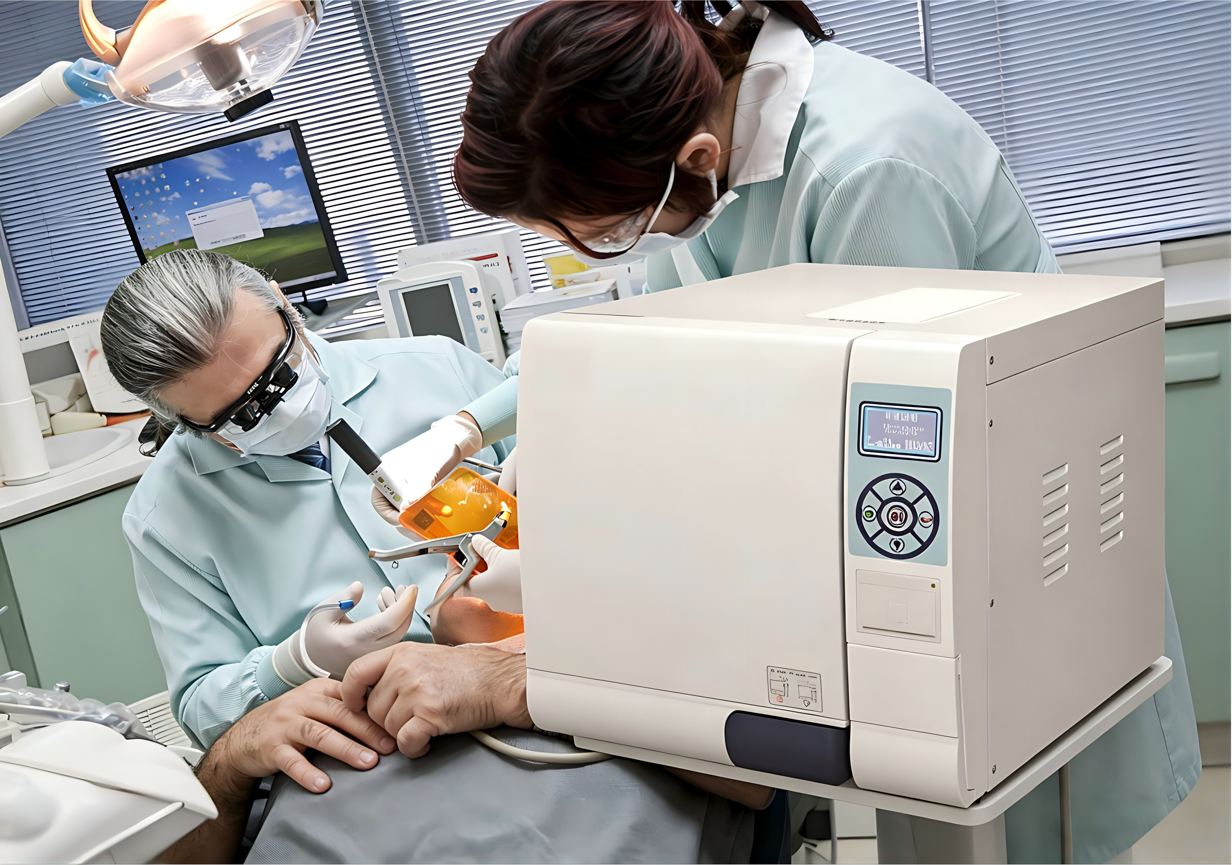 Dental Autoclave Class B Sterilizer with Built-in Printer
