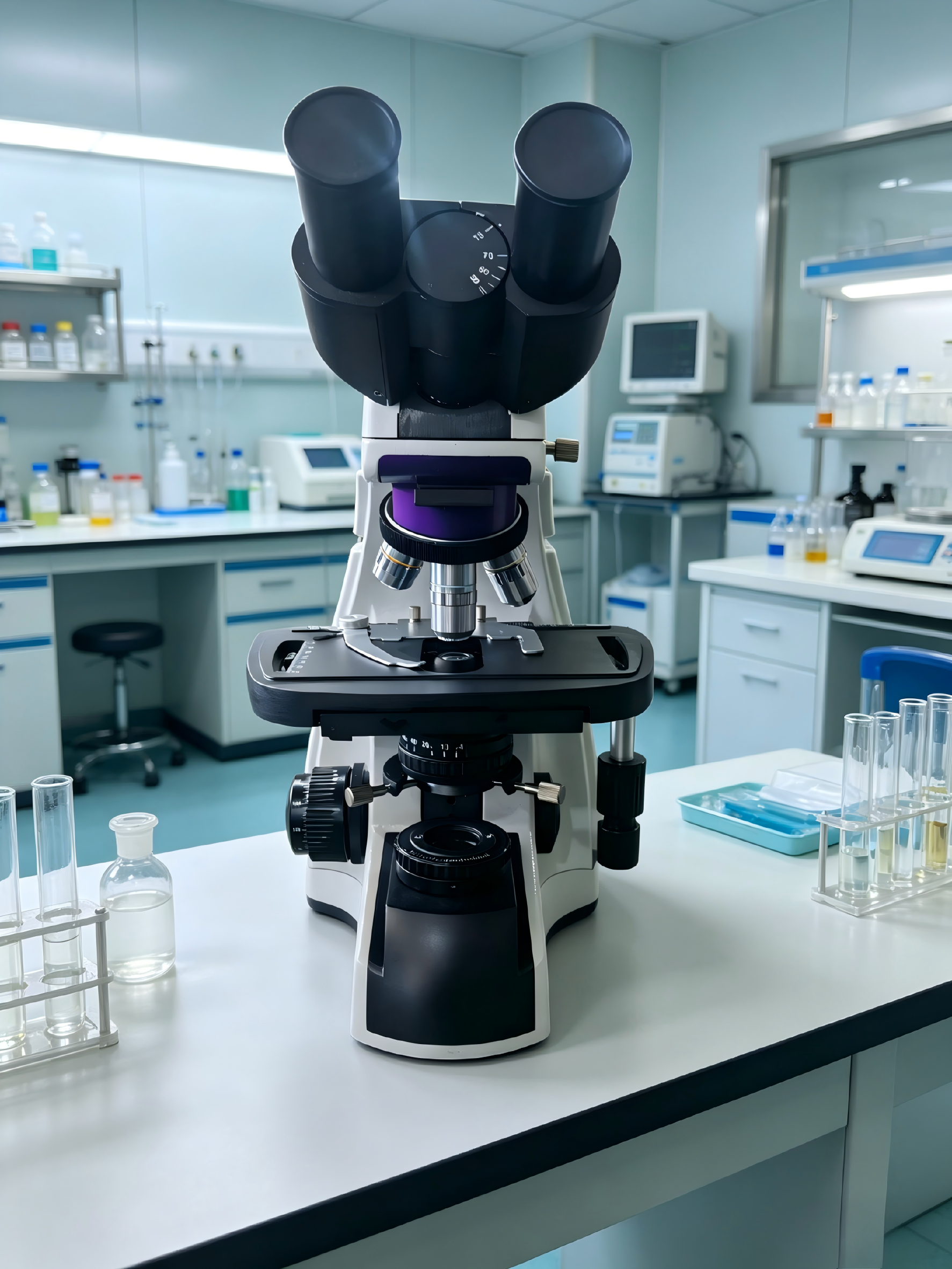 Trinocular Compound Microscope for Lab Research