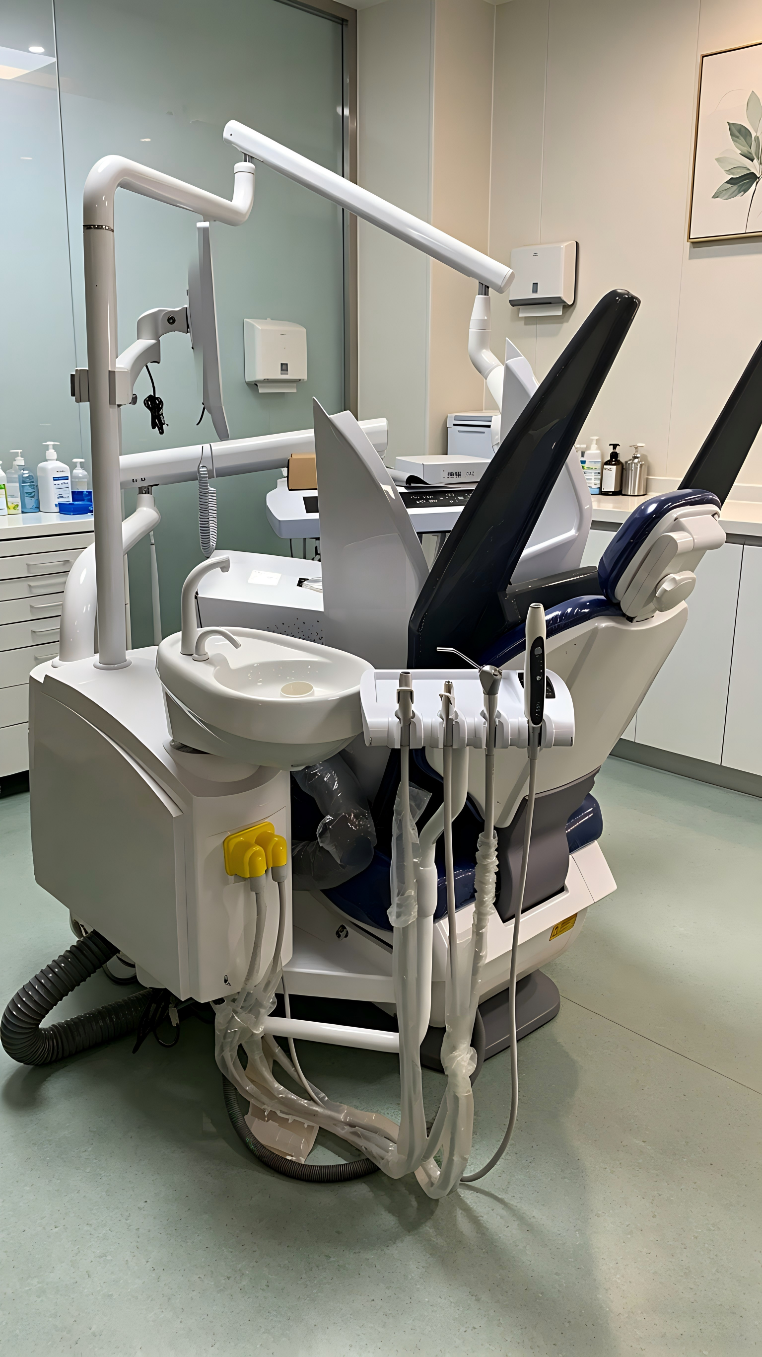 Dental Chair Price with Dental Assistant Chair for Dental Office 