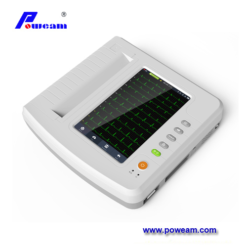 12-lead ECG signal simultaneously and print ECG waveform with thermal printing