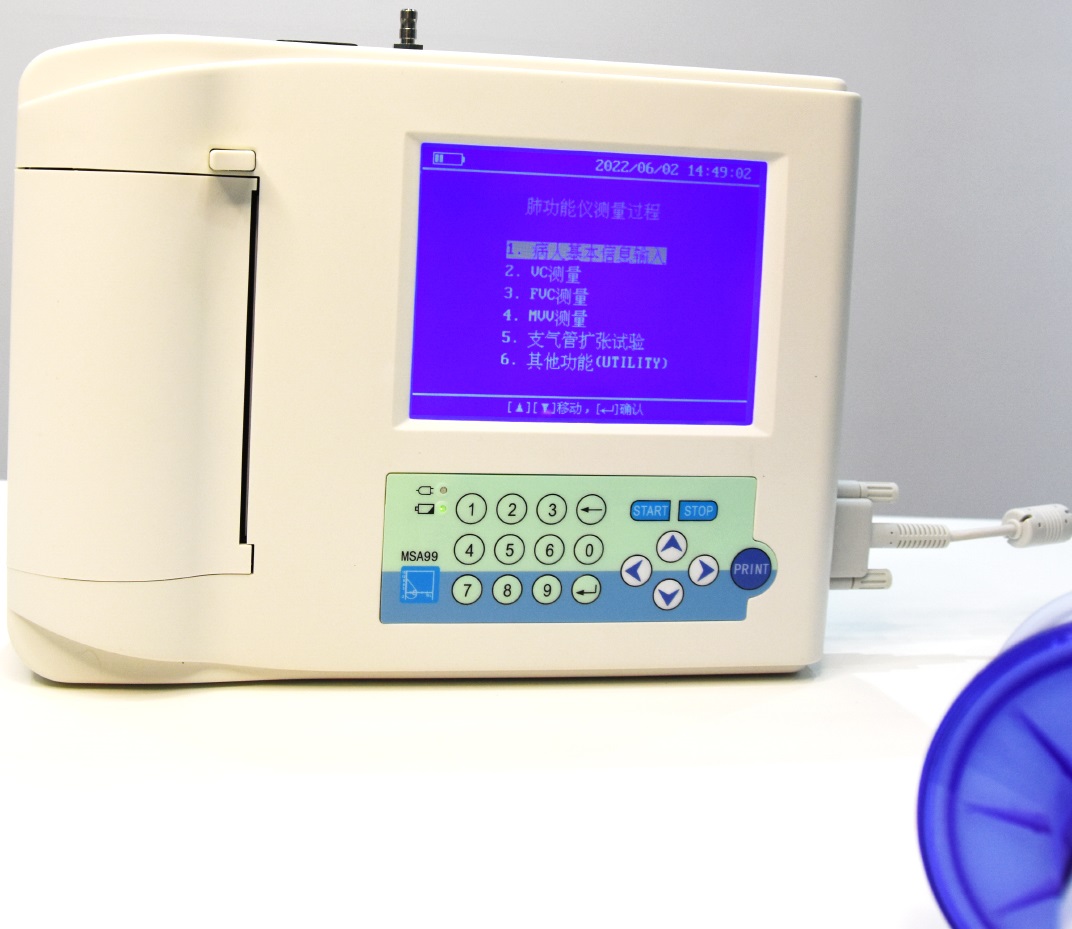 Pulmonary Lung Function Tests Analyzer Digital Portable Spirometer