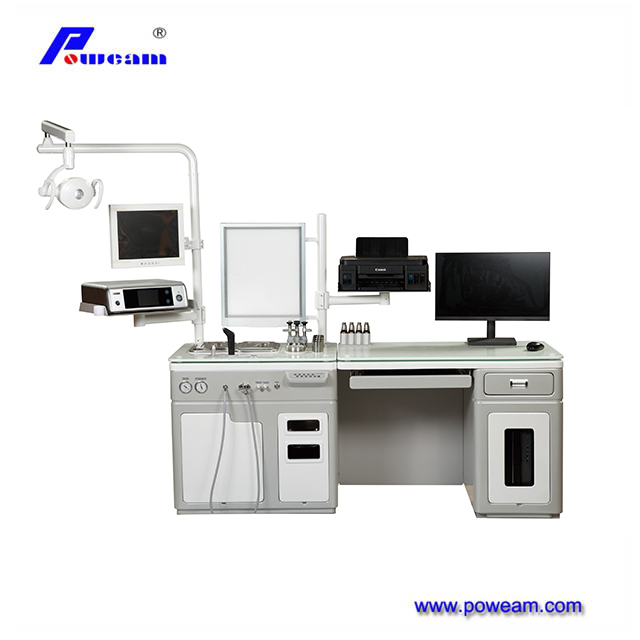 Medical Diagnosis Ent Equipment Unit Ent Examination Treatment Unit with Headlight