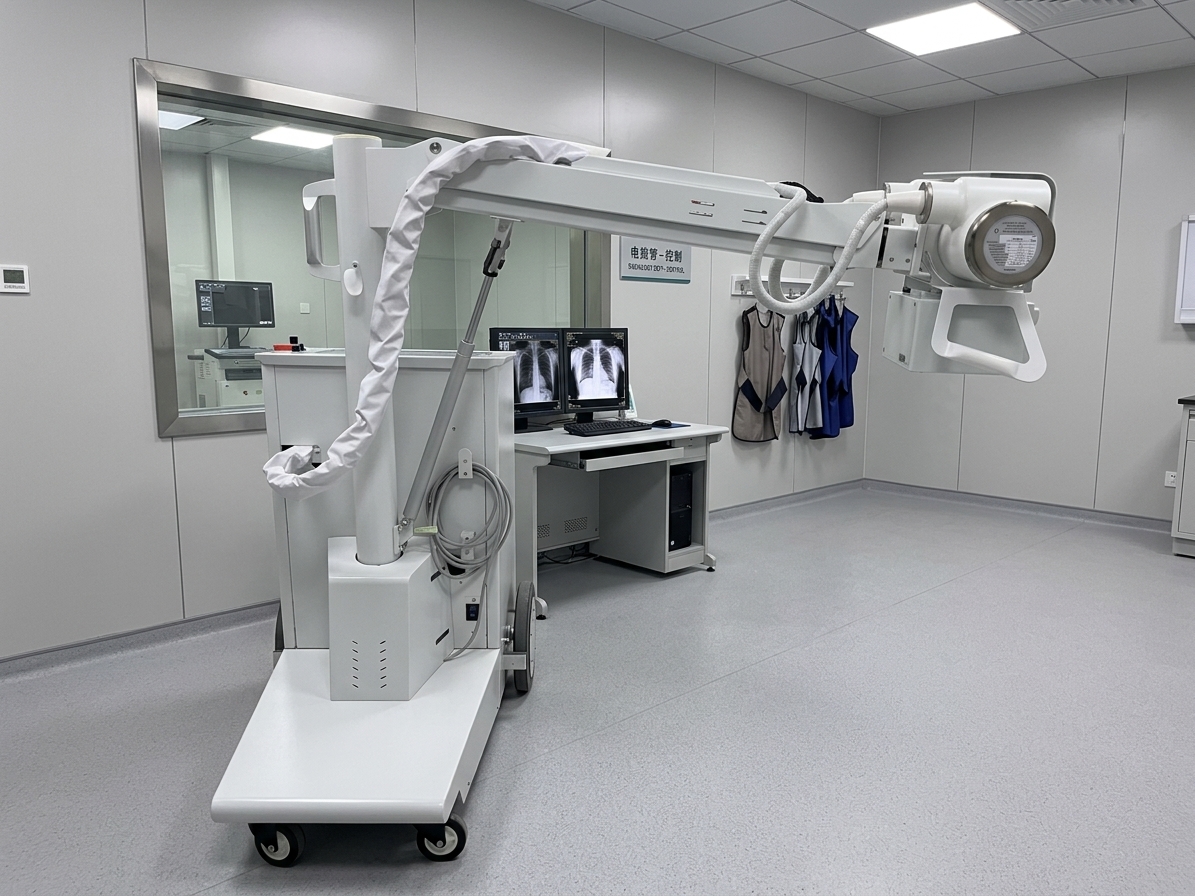 High Frequency Mobile X-ray Equipment 32kW Digital Radiography Machine for Hospital