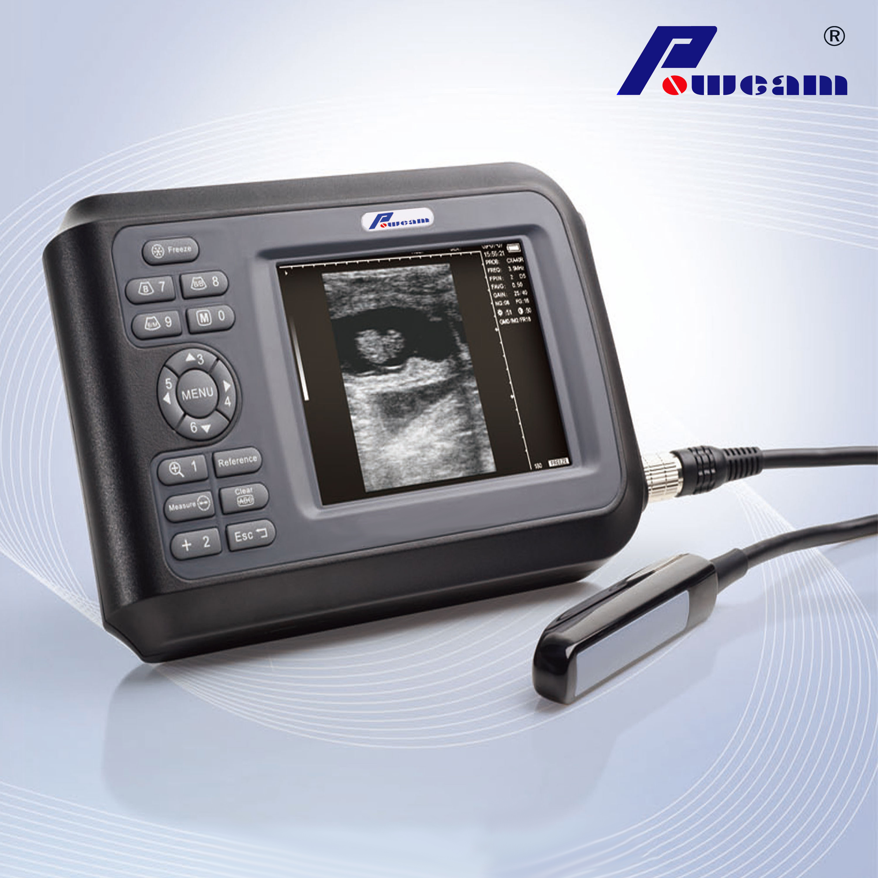 Digital Palm Smart Cow Veterinary Ultrasound Scanner