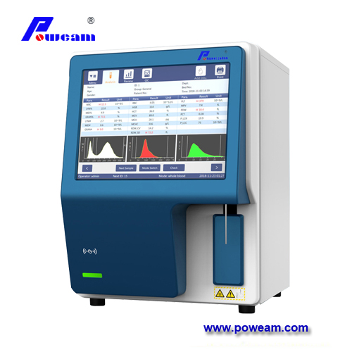  3 Part Differential Blood Hematology Analyzer