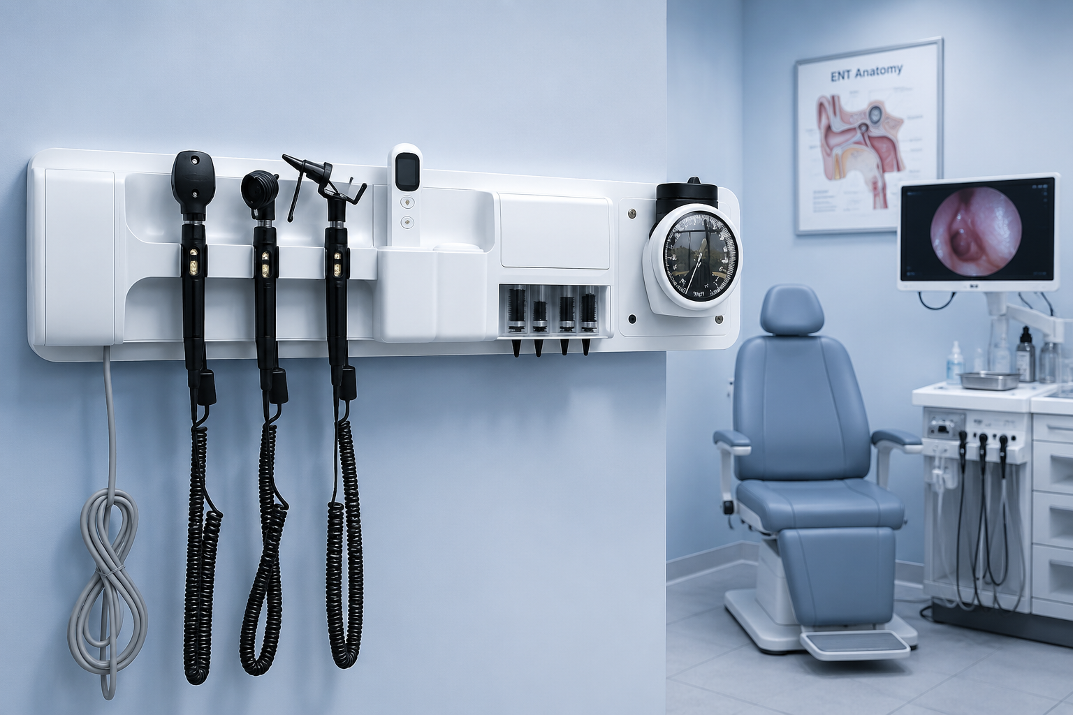 heap Price Integrated Wall Mounted Ent Diagnostic System for Clinic